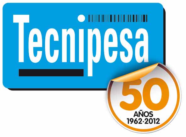 Logotipo Tecnipesa para su 50 aniversario
