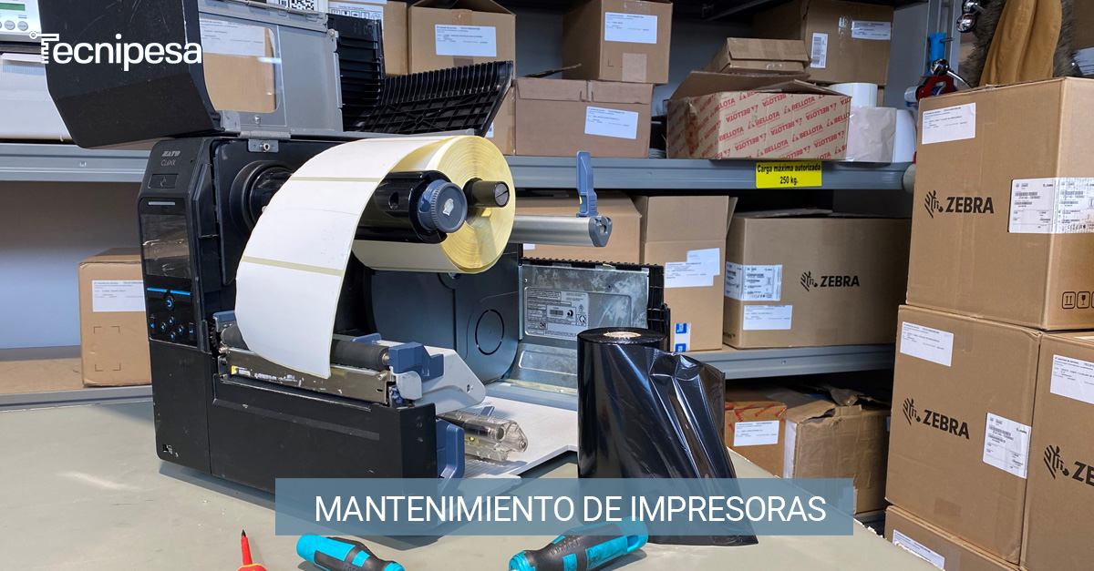 Mantenimiento de impresoras de etiquetas